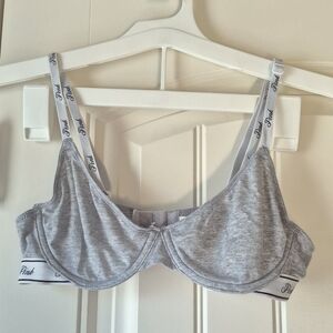 PINK Victoria's Secret Light Gray Bra 34A